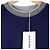 Oversized Sweatshirt mit Ton Full Neck Logo für Herren von Acne Studios - Marineblau - Ansicht 4