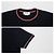 Thom Browne Kurzarm-T-Shirt mit RWB-Besatz Blau - Ansicht 5