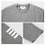 Thom Browne Langarm-T-Shirt mit diagonaler Musterung Braun - Ansicht 5