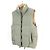 Chaleco acolchado con cremallera Monili para mujer Brunello Cucinelli verde