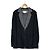 Maison Martin Margiela Blazer in lino a righe con colletto a strati per uomo - vista 3