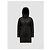 Moncler Giacca Lunga con Cappuccio Igelong Nero - vista 4