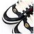 Gucci Sneakers in pelle nere con logo GG per donne Nero - vista 10