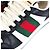 Gucci Sneakers in pelle nere con logo GG per donne Nero - vista 11