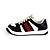 Gucci Sneakers in pelle nere con logo GG per donne Nero - vista 2