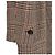 Miu Miu Luxury Biar Female Back Logo Wool Plaid Oversized Check Long Coat Rust Orange - view 8
