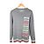 Dior Herrenpullover aus Wolle und Kaschmir mit mehreren Logos in Grau Braun - Ansicht 3