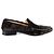 Hermès Mocassino in suede con logo da uomo Marrone - vista 5
