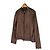 Giacca Bomber in Seta con Yoke Brunello Cucinelli per Donna Marrone