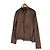 Giacca Bomber in Seta con Yoke Brunello Cucinelli per Donna Marrone - vista 2