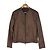 Giacca Bomber in Seta con Yoke Brunello Cucinelli per Donna Marrone - vista 3