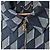 Louis Vuitton Jaqueta de caminhoneiro de denim acolchoada Damier Indigo Azul - vista 6