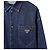 Prada Herrenjacke aus gewaschenem Denim mit blauem Dreieckslogo - Ansicht 6