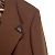 Tom Ford Cappotto lungo in pelle, lana e cashmere per uomo - Marrone - vista 7