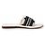 Louis Vuitton Flache Mules mit Magnetverschluss Weiß - Ansicht 3