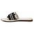 Louis Vuitton Flache Mules mit Magnetverschluss Weiß - Ansicht 4