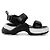Louis Vuitton Sandali piatti Viar per donne con logo LV Archlight neri Nero - vista 5