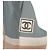 Chanel Set da sci con zip in pastello con giacca e pantaloni con patch logo CC per donne Bianco - vista 6