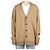 Maison Martin Margiela Leinen-Cardigan mit Ellbogenpatches Braun - Ansicht 7