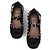 Valentino Ballerine in Satin Rockstud per Donne Nero - vista 4