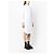 Thom Browne Abito Camicia con Placket in Grograine Oxford Bianco - vista 6