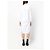 Thom Browne Abito Camicia con Placket in Grograine Oxford Bianco - vista 7