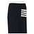 Thom Browne Falda A-Line de Lana Merino Doble Cara a Rayas Azul - vista 4