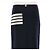 Thom Browne Falda A-Line de Lana Merino Doble Cara a Rayas Azul - vista 5
