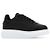 Alexander Mcqueen Sneakers in pelle nera - vista 5