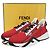 Fendi Baskets Flow Taille Rouge