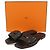 Hermès Mule Slippers Größe Schwarz