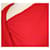 Helmut Lang Top de algodón drapeado asimétrico rojo Roja  - vista 5