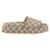 Gucci Plateau-Sandalen Braun  - Ansicht 1