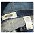 Moschino Gewaschene Jeans mit Perlenherz Blau - Ansicht 3