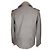 Zadig & Voltaire Asymmetrische Bikerjacke aus grauem Lammleder XS Braun - Ansicht 3