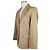 Balmain Beige Lammlederjacke mit Nähten Braun - Ansicht 3