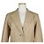 Balmain Beige Lammlederjacke mit Nähten Braun - Ansicht 7