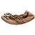 Miu Miu Scarpe Flat Camel con Gioiello Marrone - vista 3