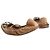 Miu Miu Scarpe Flat Camel con Gioiello Marrone - vista 5