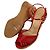 Stuart Weitzman Sandali con zeppa in vernice rossa Rosso - vista 4