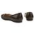 Salvatore Ferragamo Scarpe Flat in Pelle Nera con Logo Gancini Nero - vista 5
