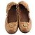 Tory Burch Camel Gold Logo Banded Flats Braun - Ansicht 2