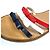 Thom Browne Sandali slide a tre fiocchi in vitello capretto multicolore Marrone - vista 4