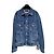 Balenciaga Language Denimjacke Blau - Ansicht 2
