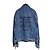 Day Balenciaga Denimjacke Language Blau
