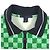 Louis Vuitton Polo a maniche corte con zip Damier LV per donne Verde - vista 5
