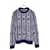 Dior Diamant Jacquard Strick Blau  - Ansicht 1