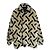 Balenciaga Multi-Logo Oversized Fleece Jacket Brown