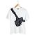 Saddle Dior Kurzarm-T-Shirt Schräg Satteltasche Weiß