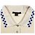 Louis Vuitton Damen Polo-Shirt mit kurzen Ärmeln Damier LV Braun - Ansicht 6